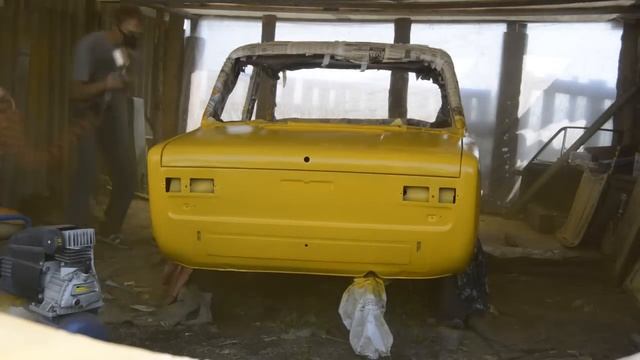 Покраска автомобиля ВАЗ 2101 смотреть онлайн