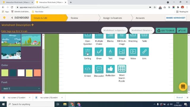 CARA MEMBUAT LEMBAR KERJA SISWA(LKS) DIGITAL INTERAKTIF MENGGUNAKAN WIZER.ME смотреть онлайн