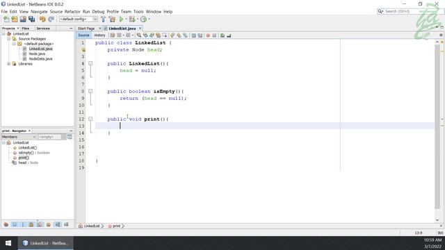 21 - Linked Lists: Create LinkedList Class (Java) Part 01 смотреть онлайн