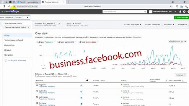 Как установить Пиксель Facebook на ТАПЛИНК за 1 минуту смотреть онлайн