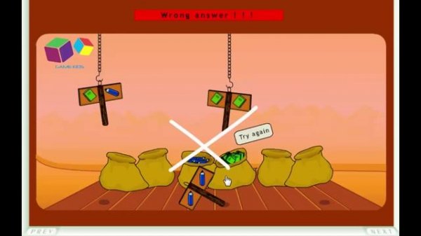 Logic Game Matches - Bags & Signs Solution - Game Logic Plastelina