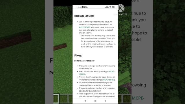 Minecraft 1.19.21 apk MediaFire Official Minecraft 1.19.20 Crash Problem Fixed #short#virak смотреть онлайн