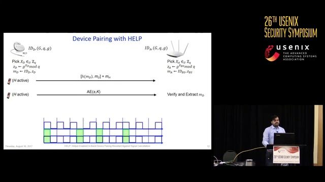USENIX Security '17 - HELP: Helper-Enabled In-Band Device Pairing… смотреть онлайн