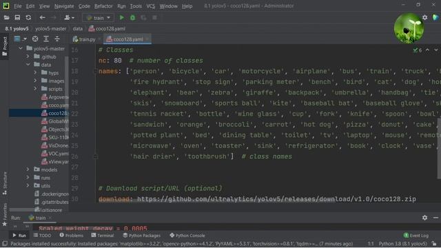 A11: cách cài yolov5 trên pycharm, phát hiện vật, 2021 "lato' channel" смотреть онлайн