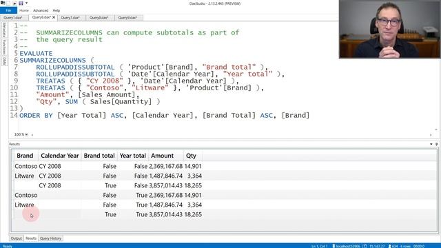 SUMMARIZECOLUMNS - DAX Guide смотреть онлайн