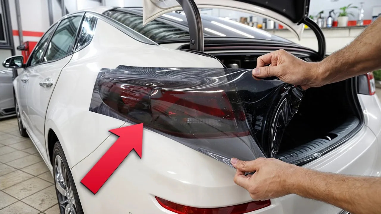 Как ЗАТОНИРОВАТЬ фары СВОИМИ РУКАМИ? / Пошаговая инструкция смотреть онлайн