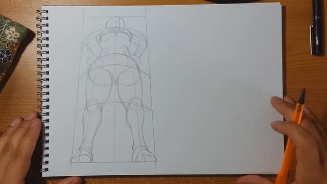 How To Draw LOW ANGLE PERSPECTIVE FORESHORTENING FEMALE ANIME MANGA смотреть онлайн