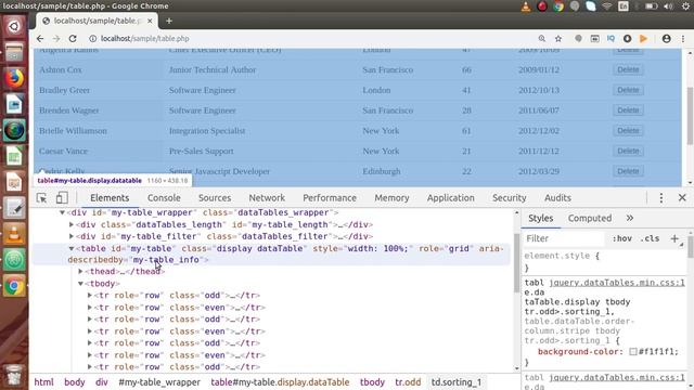 Action buttons "click" event not working on paginated rows of DataTable? смотреть онлайн