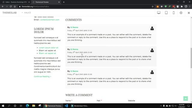 Halice: Business Bootstrap HTML Template смотреть онлайн