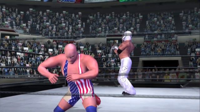WWE Kurt Angle Vs Rey Mysterio SummerSlam 2002 | SmackDown Here Comes The Pain PlayStation 2 PCSX2