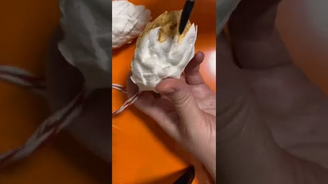 Шишки на ёлку из ваты. Ватные игрушки смотреть онлайн