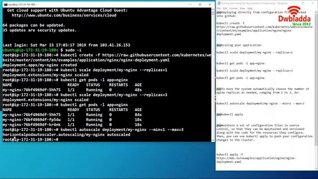 How to do Scaling and changing deployments in kubernetes | kubernetes tutorial смотреть онлайн