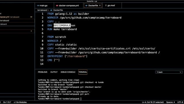 Golang: Docker Build смотреть онлайн