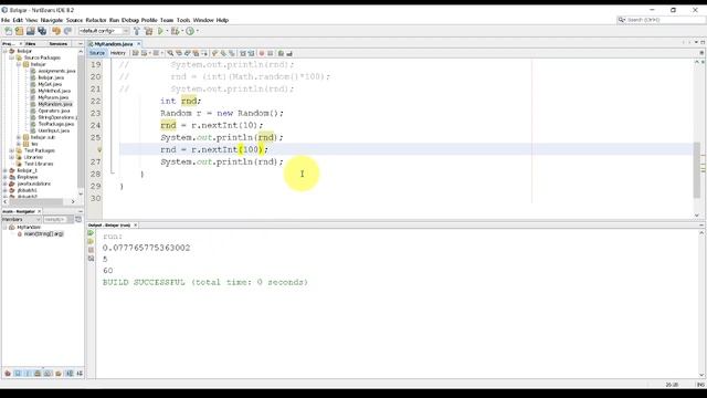 07 - Java Random & Math Function смотреть онлайн