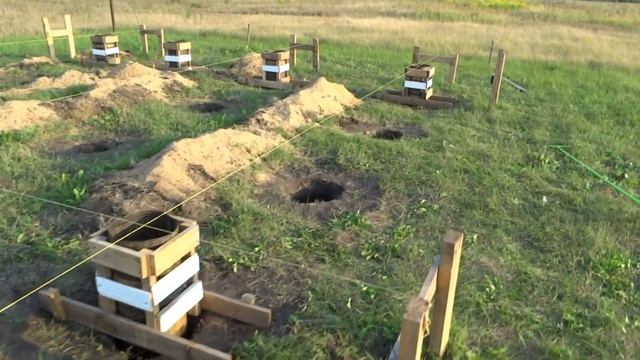 Фундамент для каркасного дома (бани).Буронабивные сваи своими руками