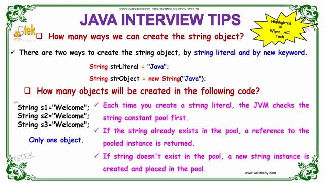 how many ways we can create object in java string interview questions in java wikitechy com смотреть онлайн