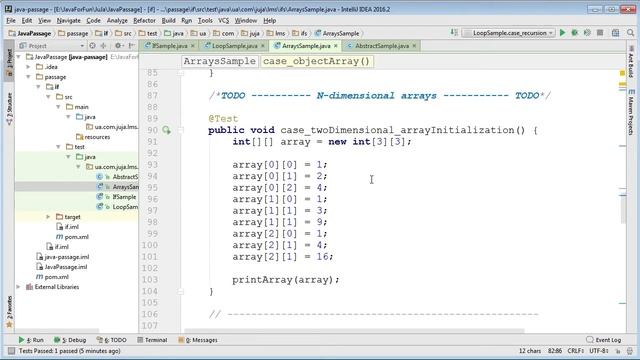 [JuJa] [Core] Массивы