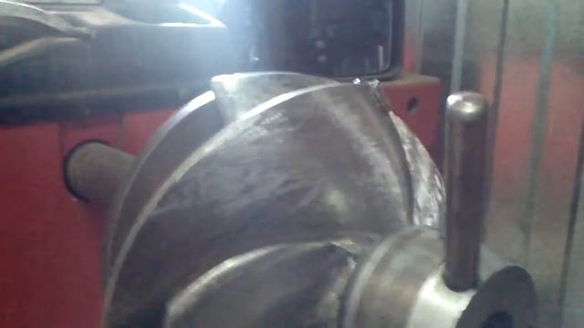 проверка балансировки импеллера на колёсном стенде /check the impeller balancing on a wheeled stand смотреть онлайн