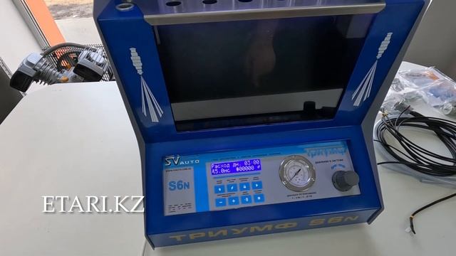 Полный обзор на Триумф S6n. Самый лучший стенд для чистки форсунок. смотреть онлайн