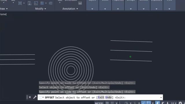 How to create multiple offset using AutoCAD 2022 смотреть онлайн