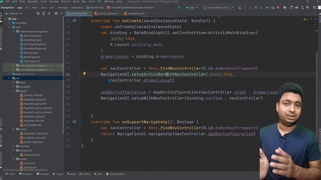 Class 61- Adding Navigation Listeners Drawer Lock | Android App Development Complete Course In Hind смотреть онлайн