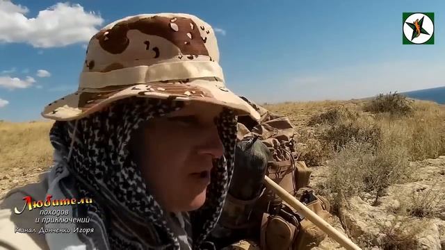 Пеший поход в пустыне ПО КРАЮ ВЕТРА 1 серия. (Жара +50) Вдоль Каспийского моря смотреть онлайн