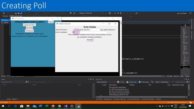Voting System Using Python Tkinter and Sqlite || Tkinter Project for Beginners смотреть онлайн