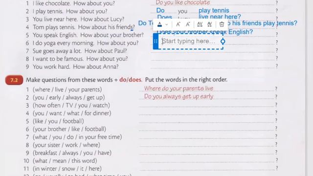 Essential Grammar in Use Unit 7: Present Simple Questions смотреть онлайн
