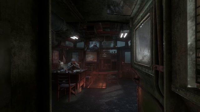 Metro: Exodus - 2 hours relaxing ambient ASMR of Aurora train at night смотреть онлайн