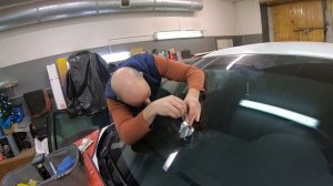 #лада #тонировка Клеим Атермалку... Все по ГОСТу