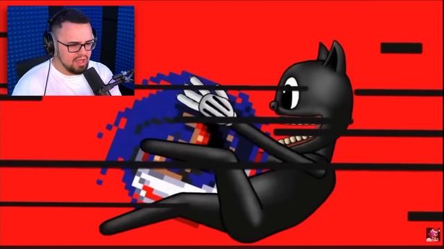 Reacting to SONIC.EXE vs CARTOON CAT?! (Super Fight) смотреть онлайн