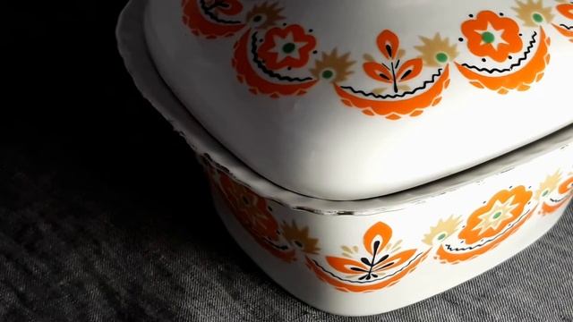 Масленка, фарфор (Полонский фарфоровый завод) 1973 - 1983 гг., СССР смотреть онлайн