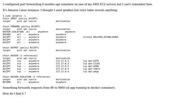 Unix & Linux: How do I find what performs port forwarding? (2 Solutions!!) смотреть онлайн