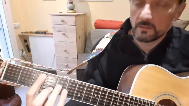 How to play "Parole Parole" (Mina) - Guitar Tutorial смотреть онлайн