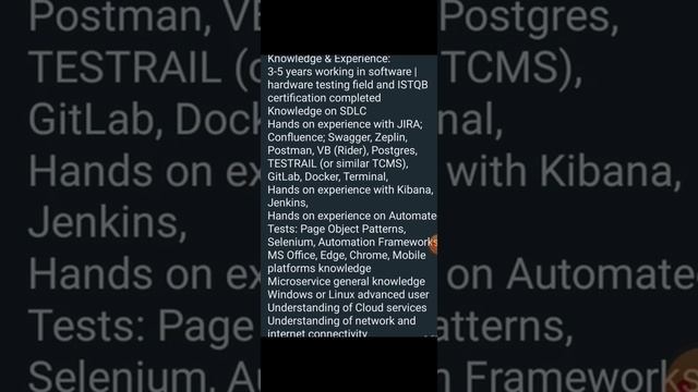 Remote Job for Testing (QA) for experience смотреть онлайн