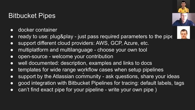 DRY principle in CI/CD with Bitbucket Pipelines, Bitbucket Pipes and Python by Oleksandr Kyrdan смотреть онлайн