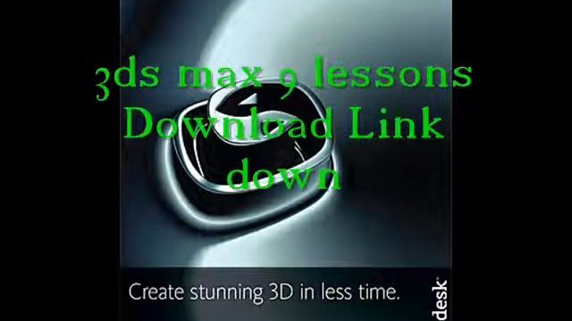How to download 3ds max9 Lessons free смотреть онлайн