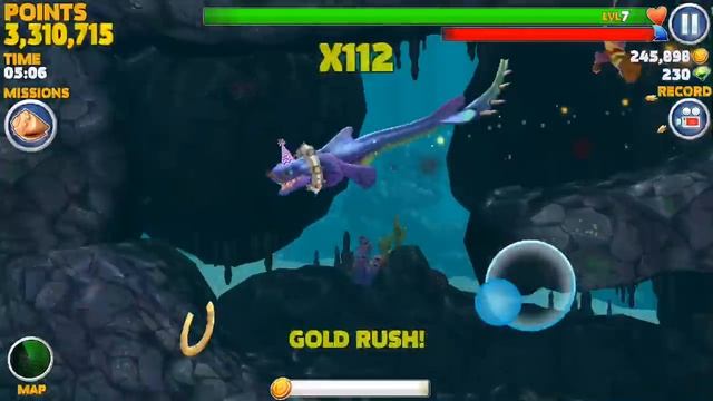 Sunken Object Map - Hungry Shark Evolution смотреть онлайн