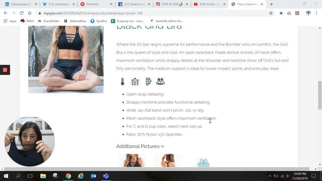 SISTERS IN ZYIA PRODUCT REVIEW | Black Grid Bra | Item 108 | $49 | sistersinzyia@gmail.com | #zyia смотреть онлайн