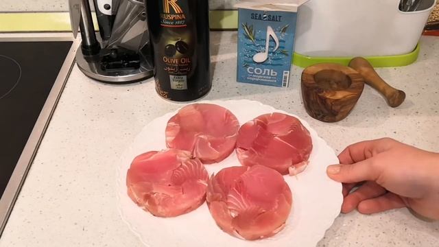 Филе тунца. Как приготовить Тунец. смотреть онлайн