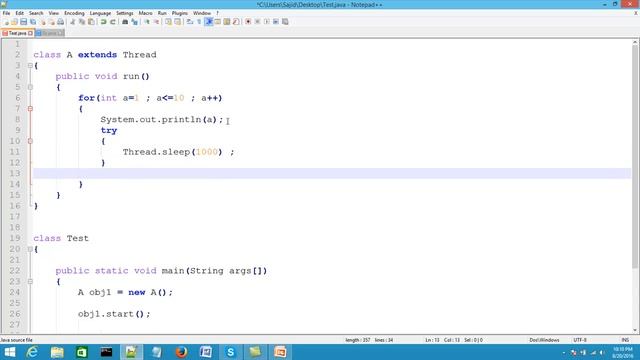 Java Programming in Urdu/Hindi Part 40 of 60 Sleep смотреть онлайн