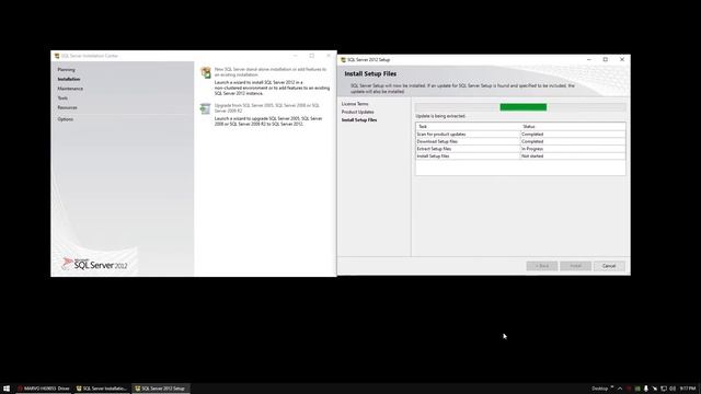 Install & Setup Microsoft SQL Server 2012 смотреть онлайн