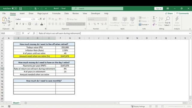 Simplified Retirement Model with Excel смотреть онлайн