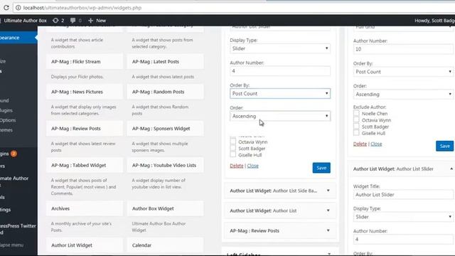 How to configure Author List Widget - Author Ultimate Author Box | WordPress Tutorial смотреть онлайн