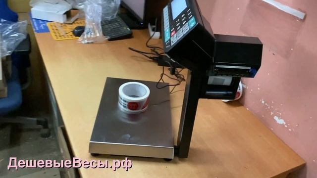 Масса-К МК-R2P10 | Весы с печатью этикеток смотреть онлайн
