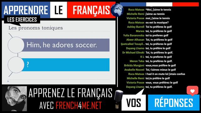 FRENCH ADVANCED EXERCISES I EPISODE 81 смотреть онлайн