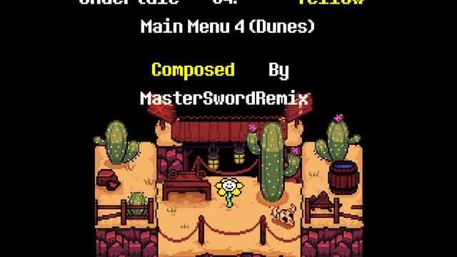 Undertale Yellow - 034 Main Menu 4 (Dunes) (Cascade) (15 minute loop) смотреть онлайн