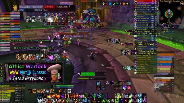 Anub’Rekhan - Naxxramas (25) 10/06/2022 Tilted Gryphons Pagle US WoW WotLK Classic смотреть онлайн