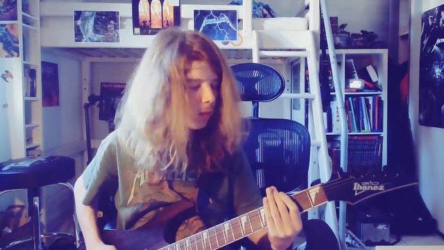 My First GUITAR COVER : Killswitch Engage [HOLY DIVER] (Tabs In Description)