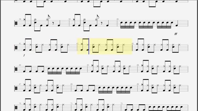 Bad Religion   New America DRUM TABLATURE